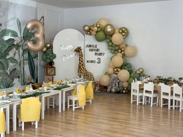 Petrecere Jungle Safari pentru 3 ani